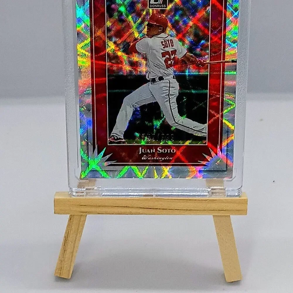 Juan Soto #ES5 2019 Panini Donruss Prizm Vector Refractor SP 759/999 - Picture 5 of 11